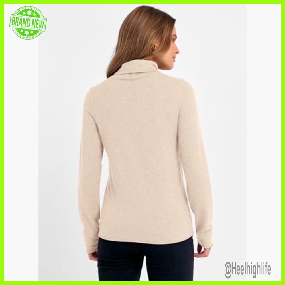 Lightweight Turtleneck Pullover Sweater, Regular … - image 6